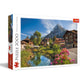Trefl Alps In The Summer 2000 Piece Jigsaw Puzzle Red 38'X27' Print, Diy Puzzle, Creative Fun, Classic Puzzle For Adults And Children From 12 Years Old