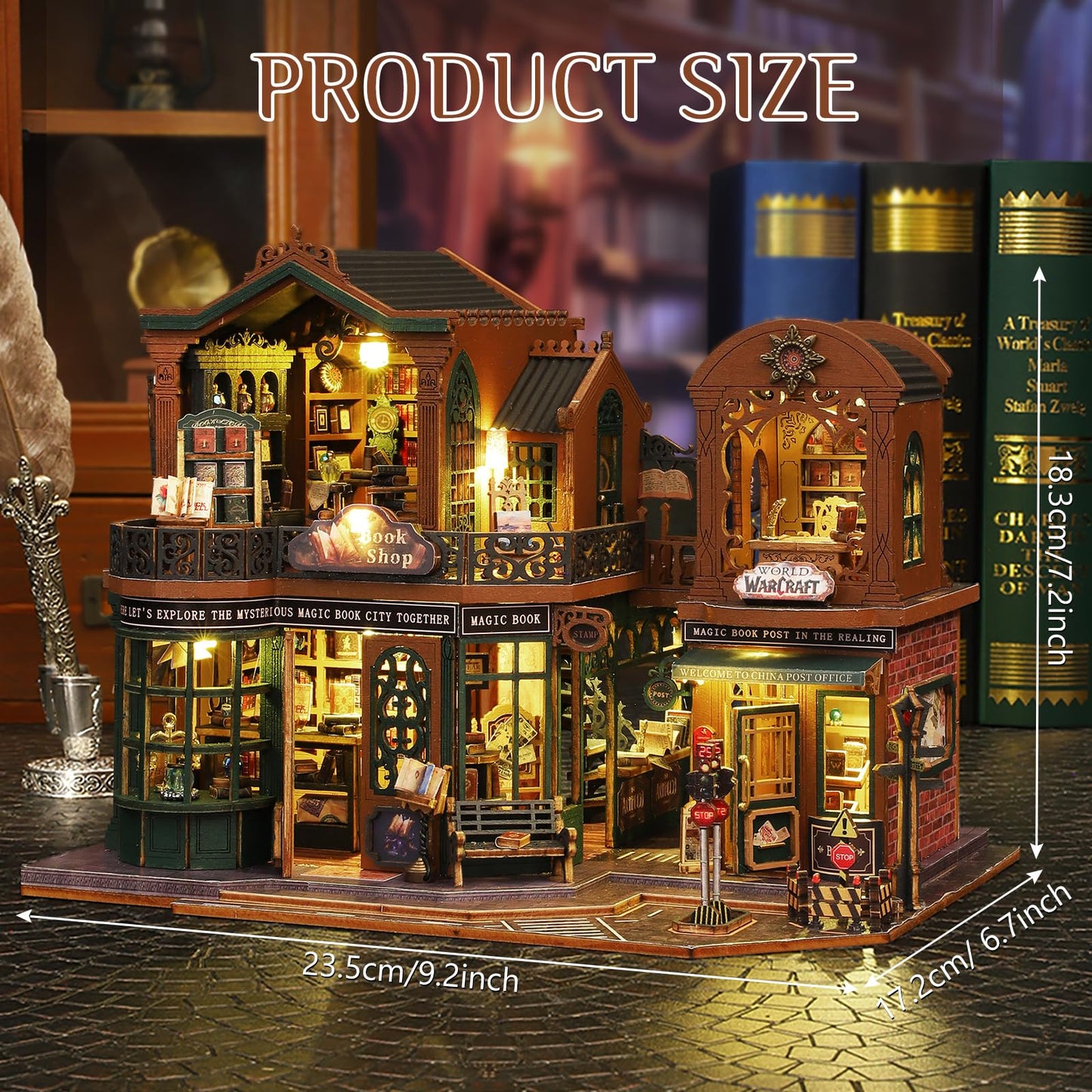 Foyucool DIY Miniature House Kits, Tiny House Kit, Doll House Kits for Adults to Building, Unique Birthday for Family and Friend