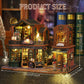 Foyucool DIY Miniature House Kits, Tiny House Kit, Doll House Kits for Adults to Building, Unique Birthday for Family and Friend