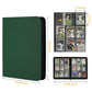 Trading Card Binder 9 Pocket  GERMUN PU Cover Card Binder for 360 Cards  enhanced Trading Card Holder Folders  Double Sided Pocket Card Album for MTG  TCG (DARKGREEN)
