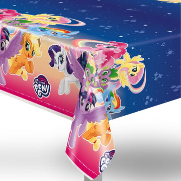 Unique Industries My Little Pony Rectangular Plastic Table Cover - 54' X 84', 1 Pc