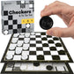 Checkers Board Game with 30 Checkers Pieces - Classic Board Game for Kids and mature-themeds