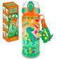 EDSPORTSHOUSE Decorate Your Own Water Bottle Kits for Boys Age 5-12,Dinosaur Painting Crafts,Fun Arts and Crafts Toys for Boys B
