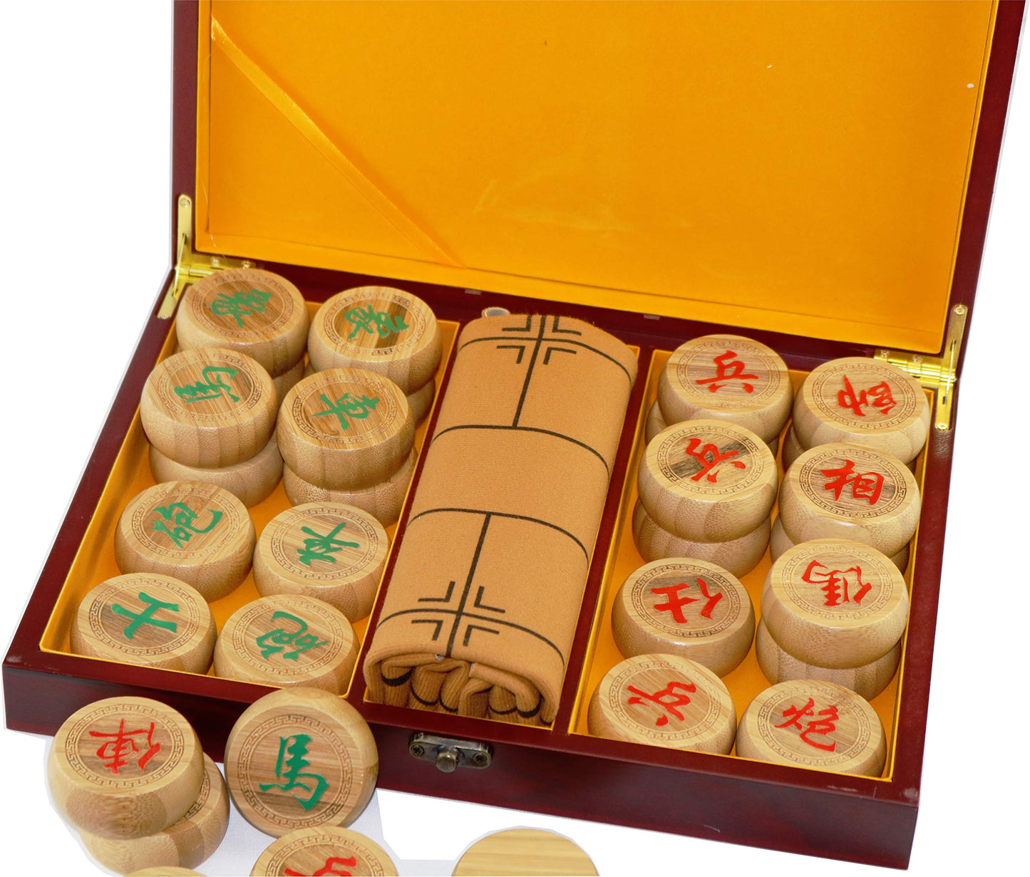 ?? Maoershan Classic Bamboo Chinese Chess Gift Set