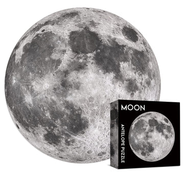 Antelope - 1000 Piece Puzzle For Adults, Space Moon Jigsaw Puzzles 1000 Pieces, Telescope Planet Close-Up Round Puzzle, High Resolution, Matte Finish, No Dust Space Puzzle