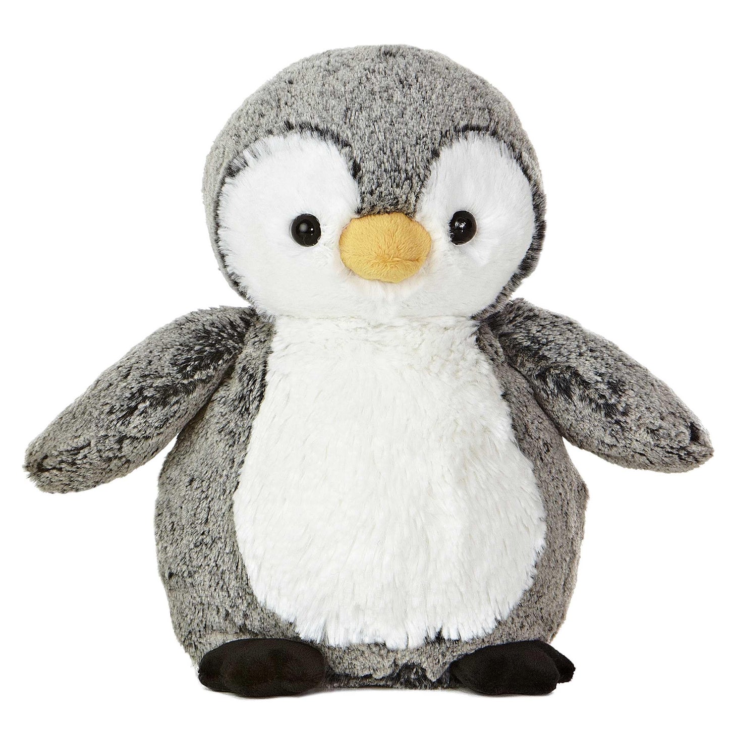 Aurora® Snuggly Sweet & Softer™ Perky Penguin™ Stuffed Animal - Comforting Companion - Imaginative Play - Gray 9.5 Inches