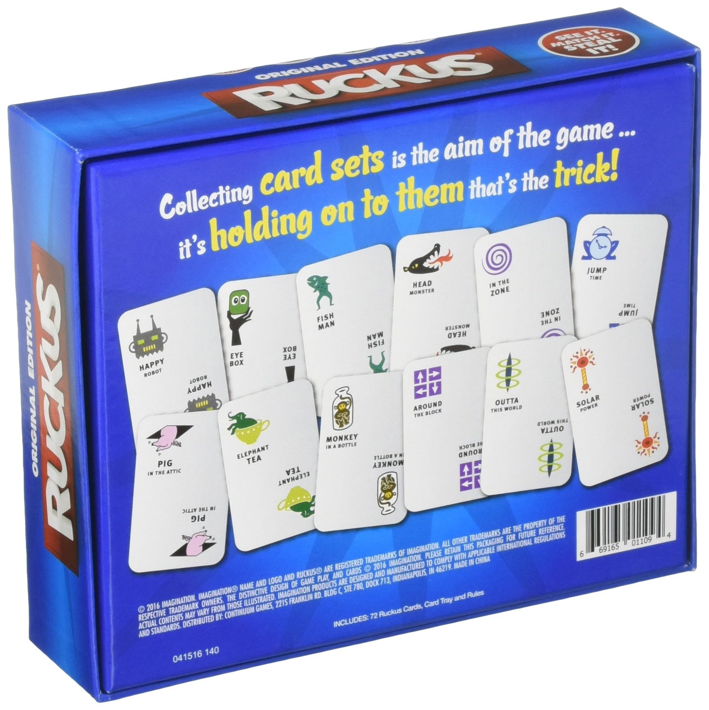 Imagination Gaming Ruckus Original Edition Card Game - Fast-Paced, Medium Size, For 2-5 Players, Ages 5+