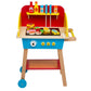 Cook 'N Grill Wood Toy BBQ Set - Includes Pretend Play Wooden Barbeque Food & Grilling Tools for Kids, Boys & Girls, More Than 3