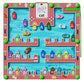 zhiwuzhu Magnetic Alphabet Maze Board - Montessori Puzzle Toy for Toddlers Ages 2-4, Small Wooden Learning Game