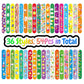 MEZHOBBY 54Pcs Easter Slap Bracelets, Easter Basket Stuffers, Easter Egg Fillers Gifts, Easter Egg Hunt Event, Party Favors , Cl