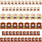 60 Pieces Mini Plush Bear Toys Bulk Soft Tiny Stuffed Bunny Doll Small Bear Animal Toys For Diy Keychain Gifts Thanksgiving Birt