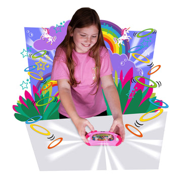 Water Hoopla Water Hoopla - Unicorn From Deluxebase. Unicorn Themed Handheld Ring Toss Games For Kids. Portable Retro Mini Arcade Games. Great For Travel Toys, Mini Games And Unicorn Party Favors.