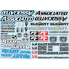Team Associated AE Branding Decal Sheet ASC91913 Electric Car/Truck Option Parts