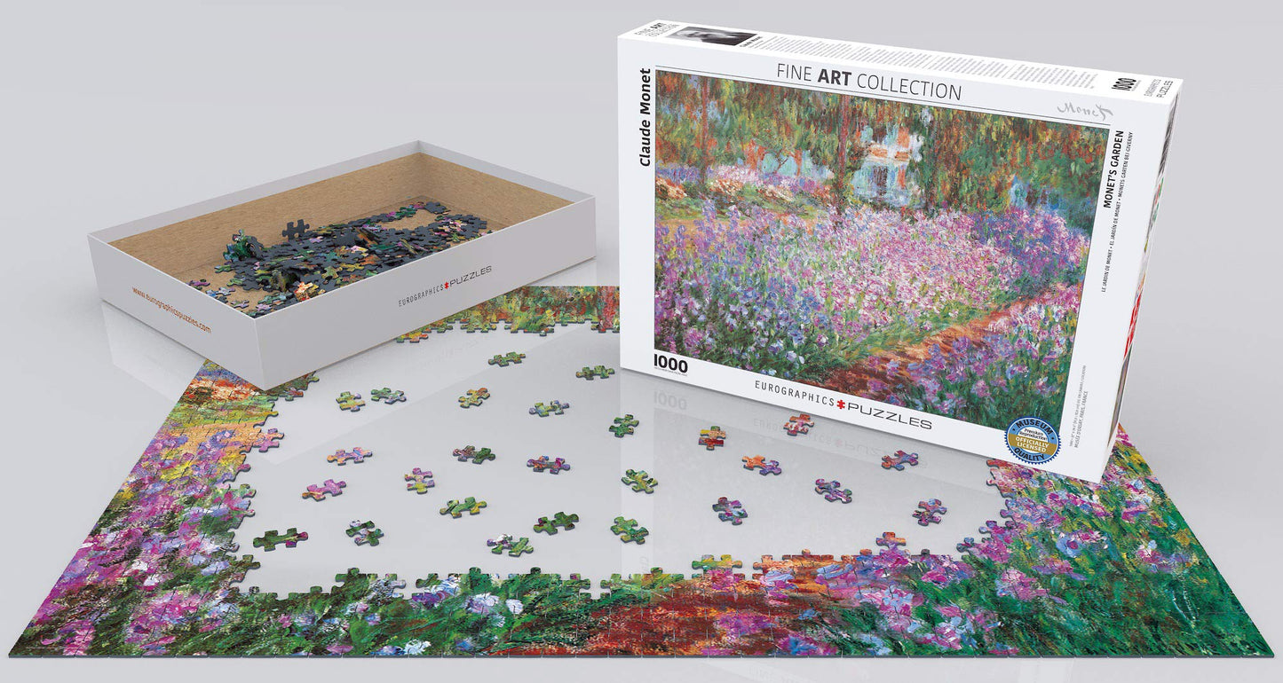 Eurographics The Artist'S Garden By Claude Monet 1000-Piece Puzzle