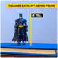 Dc Comics, Batman Batmobile Remote Control Car, Easy To Drive With 4-Inch Batman Figure, Kids Toys For Boys And Girls Ages 4 And