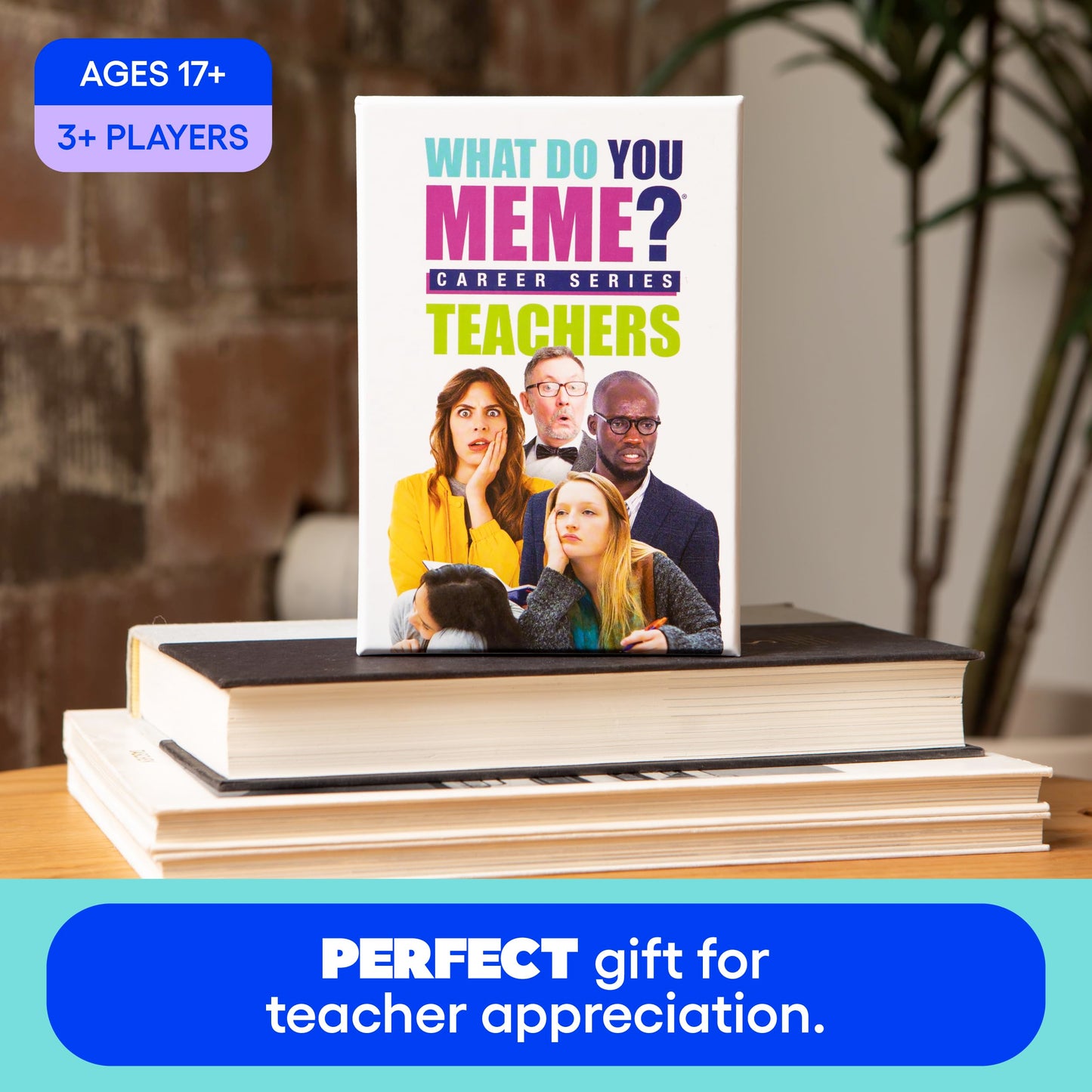 WHAT DO YOU MEME? Teacher's Edition Party Game - Medium, Multicolor, Paper, Model WDYM115