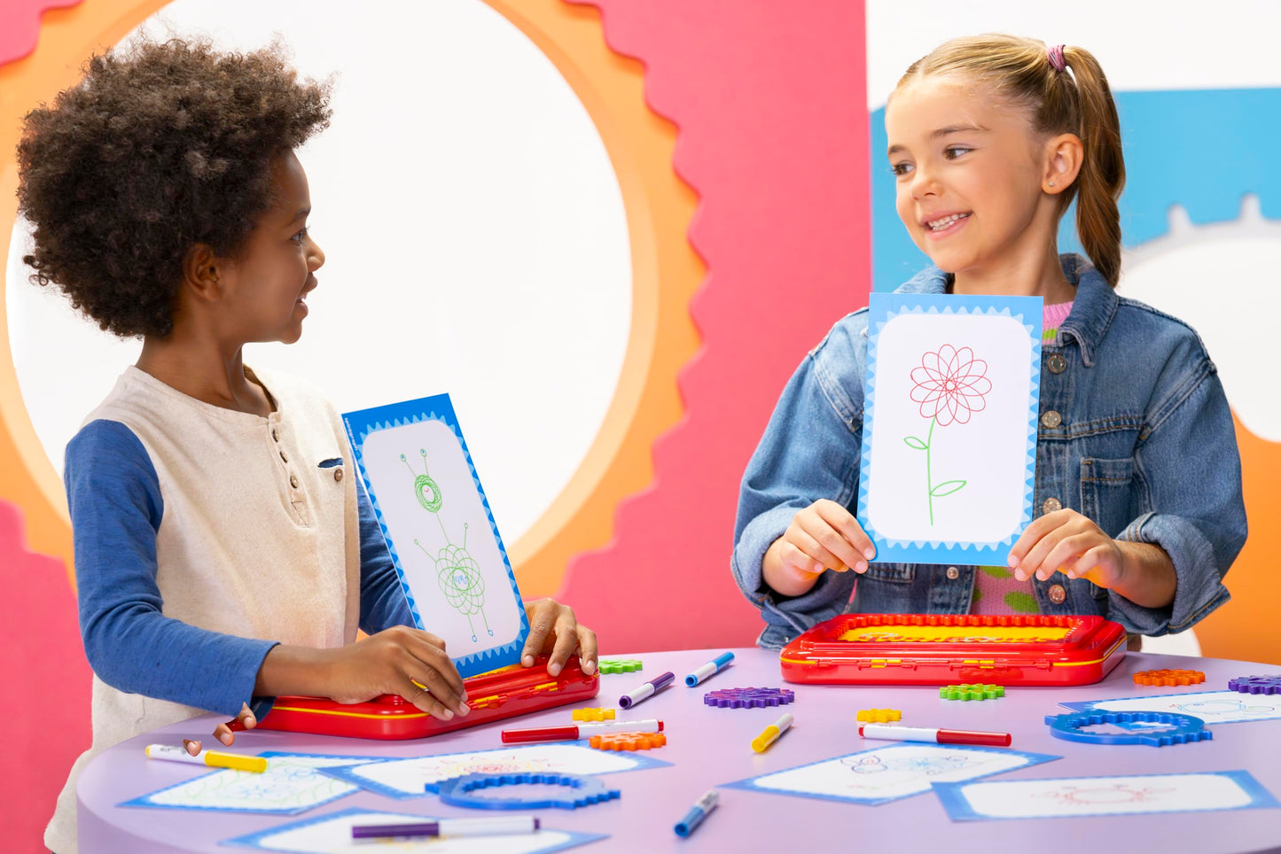 Spirograph Junior Set | Create Amazing Endless Designs | Includes Jumbo Sized Pieces | Creative Arts & Crafts Activity | for Age