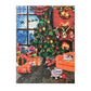 Christmas Puzzles Jigsaw Puzzle 300 Pieces for Kids and Adults -Cozy Christmas Holiday Puzzle - Educational Games for Elders Chi