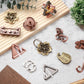 Wettarn 9 Pcs Metal Brain Teaser Puzzles Teaser 3D Steel Puzzle For Adults Unlock Interlocking Puzzle Adult Iq Education Smart Puzzle Toys Gift For Christmas(Fun Style)