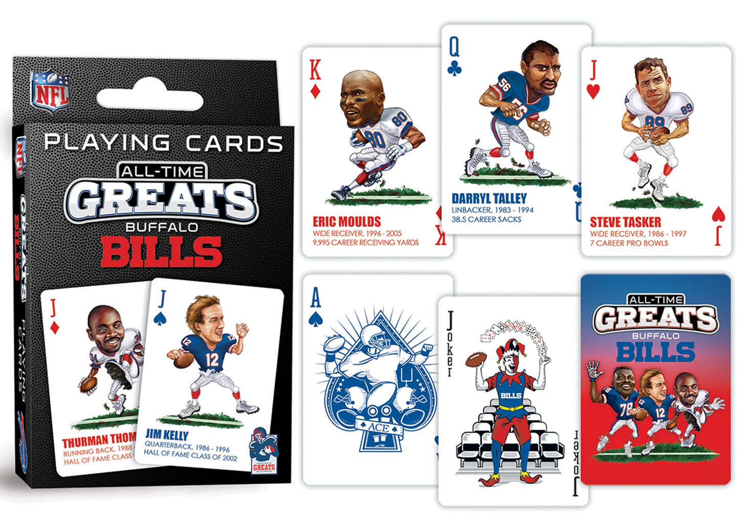 Buffalo Bills All Time Greats Playing Cards