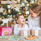 Flycoost Montessori Toddler Busy Board, Wooden Busy Board With 17 Led Lights, Travel Toys For Toddlers 1-3 Years, Light Switch T