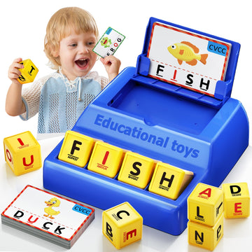 Hopeeye Learning Educational Toys For 3 4 5 6 7 8 Year Old Boys Girls, Matching Letter Game For Kids Toys Ages 3-8, Montessori T