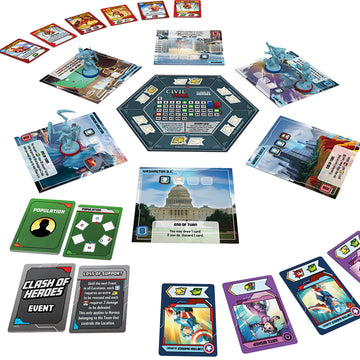 Cmon Marvel United: Civil War Expansion - Tabletop Miniatures Strategy Game, Cooperative Superhero Game For Kids & Adults, Ages