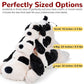 Meowtastic Black & White Dog Weighted Stuffed Animals - 28 Inch 5.0 Pounds Weighted Plush Dog Stuffed Animals - Large Stuffed Dog Plush Pillow - Cute Plush Toys Gifts For Kids & Adults (28' 5.0 Lbs)