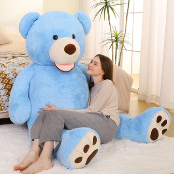 Morismos Giant Teddy Bear Plush 6 Feet, Large Big Teddy Bears Stuffed Animals For Girlfriend Boyfriend, 6 Foot Huge Bear Gifts, Baby Shower, Birthday