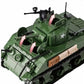 General Jim's 726-Piece M4A1 Sherman Tank Building Block Set - Detailed World War II Model with Rotating Turret  Printed Instructions  Compatible with Major Brands