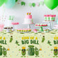 Pickle Party Tablecloths - 3Pcs Kind of a Big Deal Cucumber Birthday Party Table Covers Decorations, Vegetable Themed Rectangula