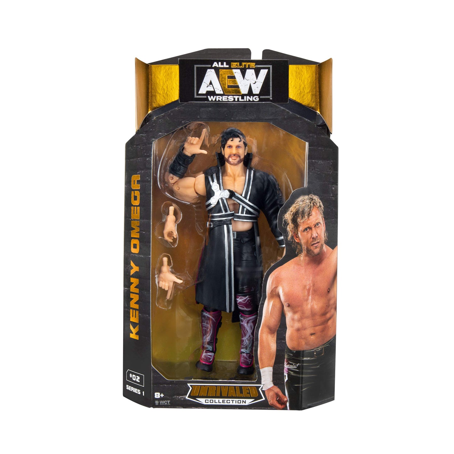 All Elite Wrestling Aew - 1 Figure Pack (Unrivaled Figure) W1 - Kenny Omega, Multi