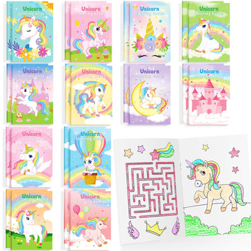 24 Pcs Unicorn Mini Coloring Books Bulk Party Favors For Kids Rainbow Party Drawing Book For Girls Unicorn Birthday Party Goodie