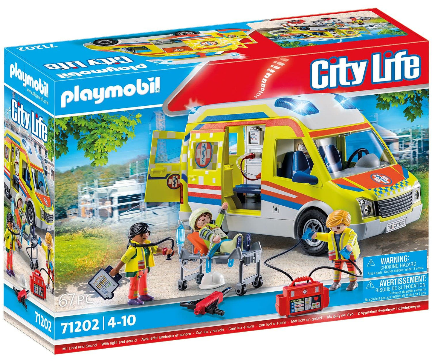 Playmobil Ambulance 71202 - Multicolor Plastic Toy for Kids
