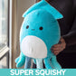 Squishmallows 10-Inch Sky The Easter Squid - Official Jazwares Plush - Collectible Soft Squishy Stuffed Animal Toy - Add To Your Squad - Gift For Kids, Girls & Boys
