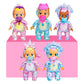 Cry Babies Tiny Cuddles Dinos Tilo - 9' Baby Dolls, Cries Real Tears, Dinosaur Metallic Themed Pajamas