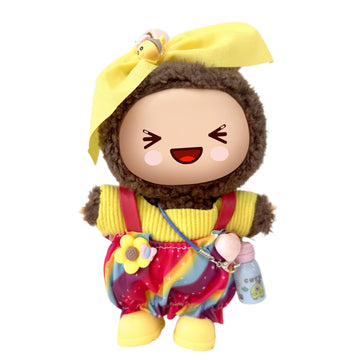 17Cm Doll Clothes Cute Babydoll Clothing Handcrafted Outfits Cute Garment With Shoes And Accessories(No Doll), Yellow-Lbb013
