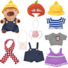 LVQING Capybara DIY Plush Doll can be Worn with a hat/Sweater/Bag. Creative and Ever-Changing Capybara Dolls are Stuffed Animal 