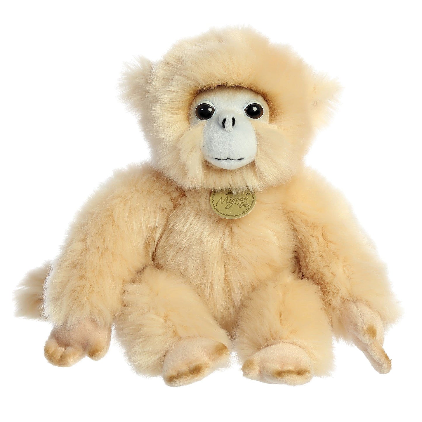 Aurora® Adorable Miyoni® Tots Baby Golden Snub Monkey Stuffed Animal - Lifelike Detail - Cherished Companionship - Brown 11 Inches