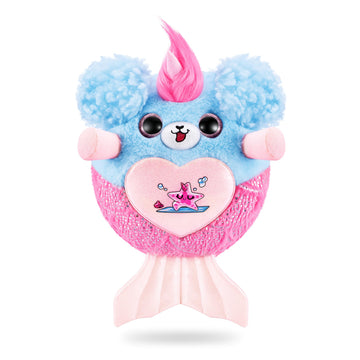 Rainbocorns Mermaidcorn (Puppy) By Zuru, Collectible Plush, Mermaid Surprises, Cuddle Plush Stuffed Animal, Surprise Egg, Stickers, Magic Sands & Bubble Mixture, For Girls 3+ Up