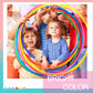 Kathfly 12 Pcs Exercise Hoops Plastic Toy for Kids Adults Bulk Hoops Kids School PE Sports Playground Playing Fitness Gymnastics