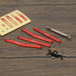 RCAWD 35mm Extended Upper & Lower Linkage & 70mm CVD Center Drive Shaft Upgrades Parts for FMS FCX24 1/24 Crawlers Red