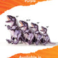 Real Planet 16' T Rex Stuffed Animal - Realistic Dinosaur Plush Toys, Dino Plushie, Cute Dinosaur Plush, Plush Dinosaur Stuffed Animal, (Purple T-Rex, 16') (19.5' Long)