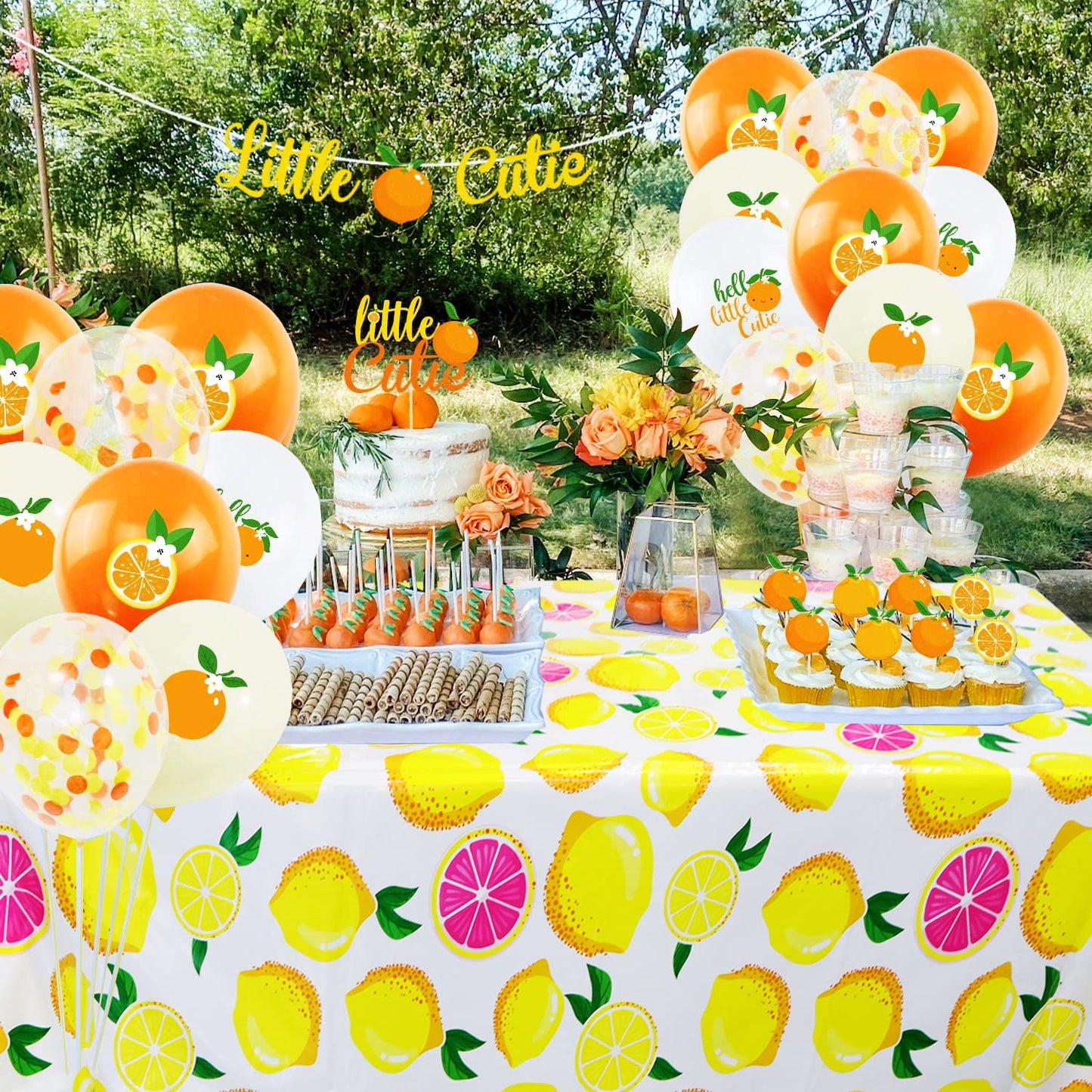 Lemon Tablecloth 108x54 Lemon Party Decoration Disposable Summer lemonade tablecloth lemonade stand Table Cover for Summer Lemon