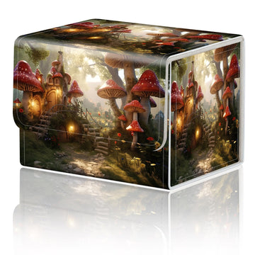 DEGDFSGR Card Game Storage Box for TCG MTG Deck Box Organizer Trading Card Case Commander Deck Box Magnetic Closure Creative Pat