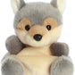 Aurora® Adorable Palm Pals™ Lucian Wolf™ Stuffed Animal - Pocket-Sized Play - Collectable Fun - Gray 5 Inches