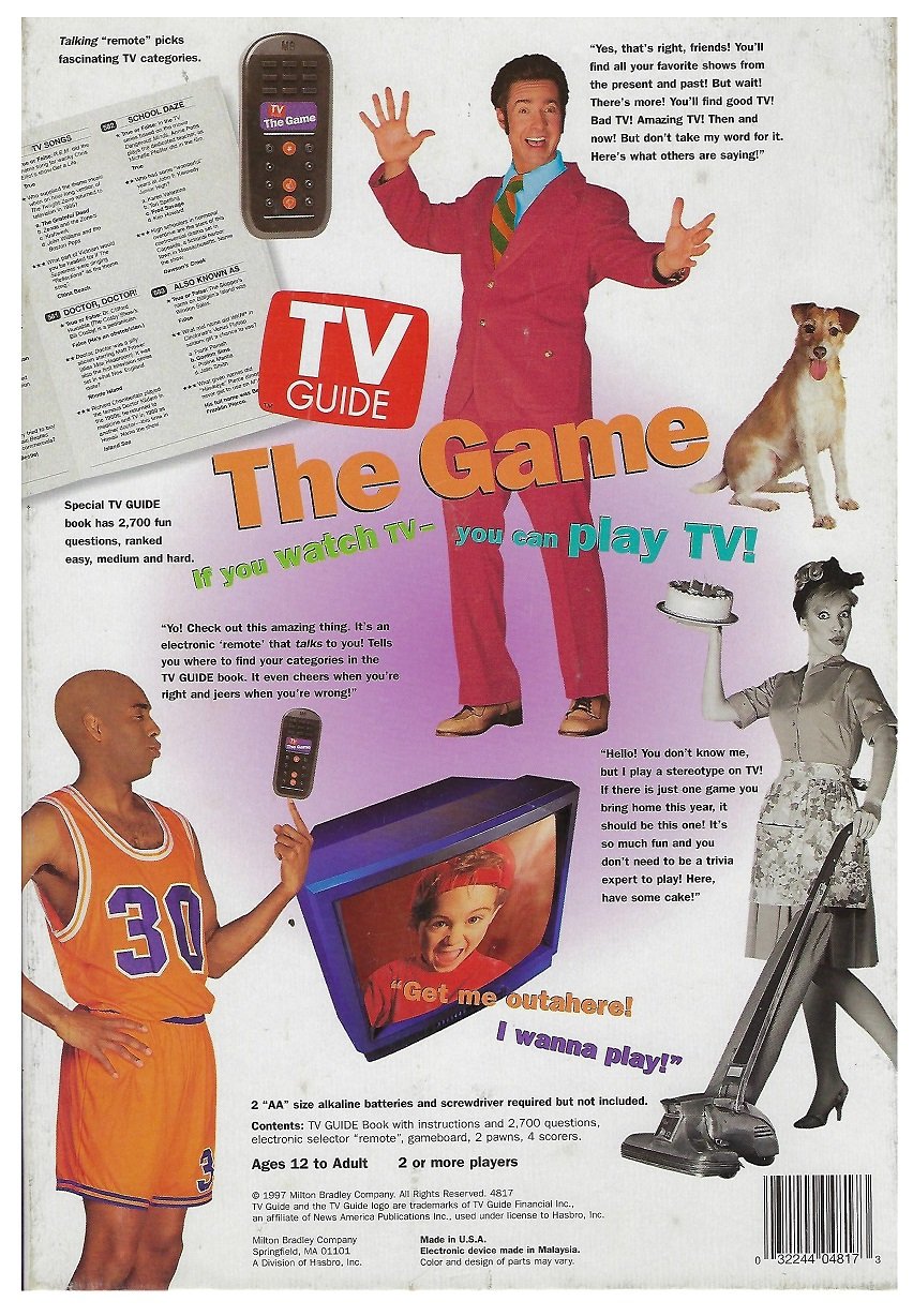 Milton Bradley Tv Guide The Game