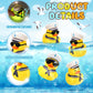Simgoing 24 Pcs Cruise Duck Gift Bulk Glow In The Dark Rubber Ducks With Sunglasses Tiny Sailing Toy Squeaky Nautical Ship Toy For Birthday Baby Shower Party Favors Classroom Carnival