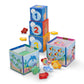 Melissa & Doug Ms. Rachel Sort and Count Nesting and Stacking Blocks with Wooden Fish Preschool Learning Toy for Boys, Girls  F