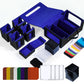 ArtBoutiq Commander Deck Box for MTG  6-Deck Modular Card Case with Dice Tray Holds 600+ Double-sleeved Cards  Removable Trading Cards Storage Box with 35PT Magnetic Card Holders for TCG  Black Blue